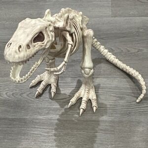 Crazy Bonez T-Rex Skeleton Tyrannosaurus Figure Halloween Dinosaur Bones Decor